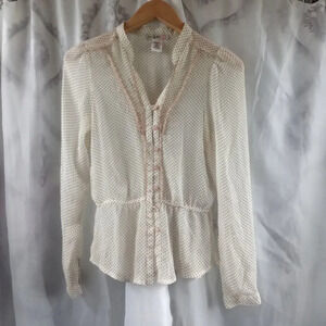 Love squared Blouse size small ( bag J )